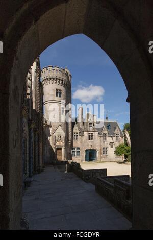 Il CHATEAU DE KERIOLET, Concarneau, (29) Finisterre, Bretagna Francia Foto Stock