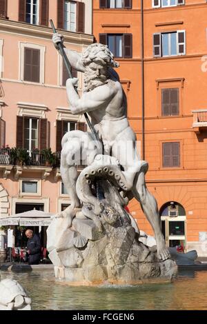 Illustrazione DELLA CITTÀ DI ROMA, ITALIA, EUROPA Foto Stock