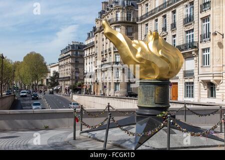 Illustrazione della città di Parigi (75), Francia Foto Stock