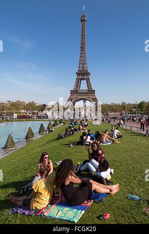 Illustrazione della città di Parigi (75), Francia Foto Stock