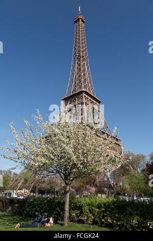 Illustrazione della città di Parigi (75), Francia Foto Stock