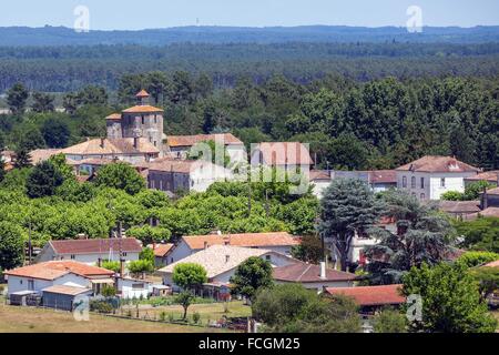 Illustrazione del Lot-et-Garonne (47), Aquitaine, Francia Foto Stock