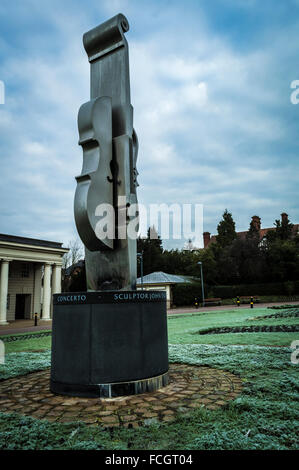 Concerto di John Carter di Sydney al di fuori del de Montfort Hall, Leicester Foto Stock