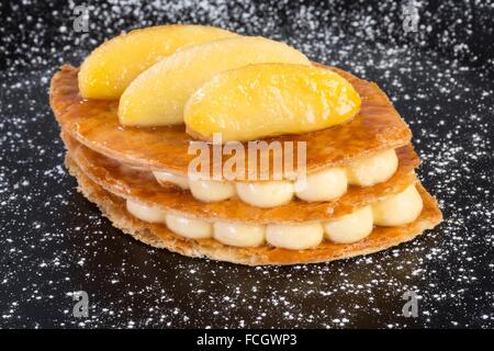 I piatti dal ricettario da Laurent clemente, chef stella Michelin, Chartres, Francia Foto Stock