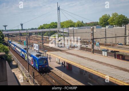 Illustrazione delle yvelines (78), ILE DE FRANCE, Francia Foto Stock