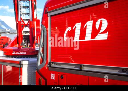 Numero telefonico di emergenza Foto Stock