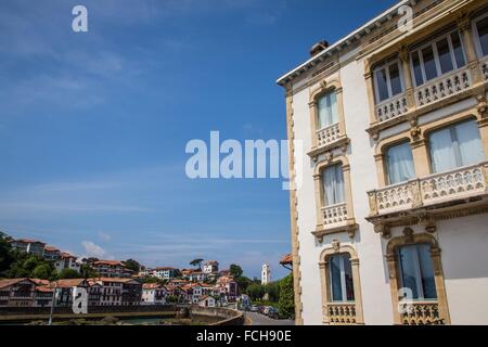 Illustrazione Paese basco, (64) PYRENEES-ATLANTIQUES, Aquitaine, Francia Foto Stock