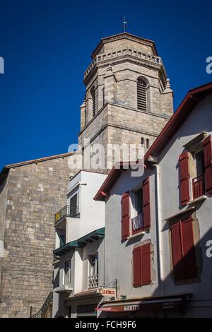 Illustrazione Paese basco, (64) PYRENEES-ATLANTIQUES, Aquitaine, Francia Foto Stock
