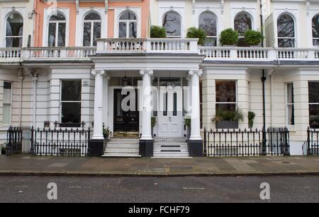 Vista generale GV di Cornwall Gardens SW7, Londra Foto Stock