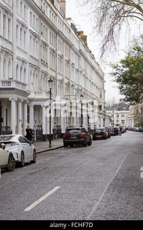 Vista generale GV di Cornwall Gardens SW7, Londra Foto Stock