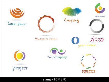 Raccolta di icone vettoriali Illustrazione Vettoriale
