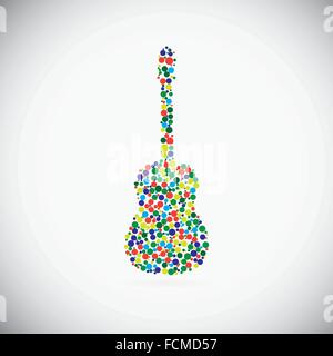 Icona della chitarra Illustrazione Vettoriale