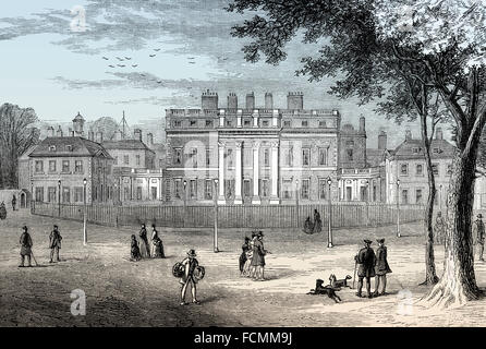 Buckingham House, 1775, City of Westminster, Londra, Inghilterra Foto Stock