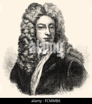 Joseph Addison, 1672 - 1719, un inglese un saggista, poeta, drammaturgo e uomo politico, Foto Stock