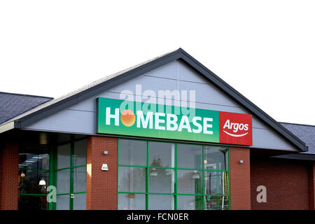 Homebase Argos segno REGNO UNITO Foto Stock