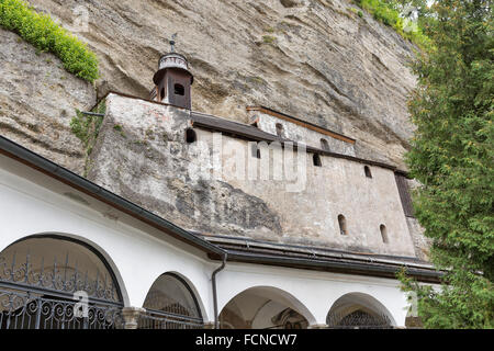 Catacombe scavate nella roccia di Monchsberg a Salisburgo, Austria, Europa Foto Stock