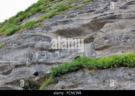 Catacombe scavate nella roccia di Monchsberg a Salisburgo, Austria, Europa Foto Stock