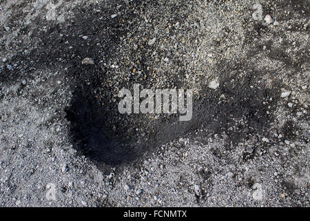 Fumo proveniente dal Monte Etna in Sicilia, Italia. Foto Stock