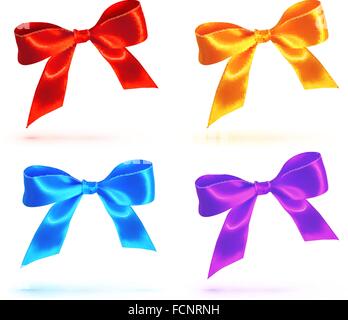 Luminose colorate archetti vettore impostato Illustrazione Vettoriale