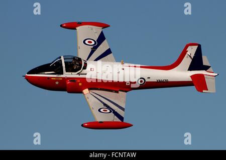 G-BVEZ (ex XM479 nella Royal Air Force) esegue un flypast durante il 2014 Airshow Scozzese presso l'Aeroporto di Prestwick. Foto Stock