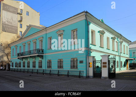 Appartamento museo del poeta russo Alexander Pushkin sulla Arbat street a Mosca Foto Stock