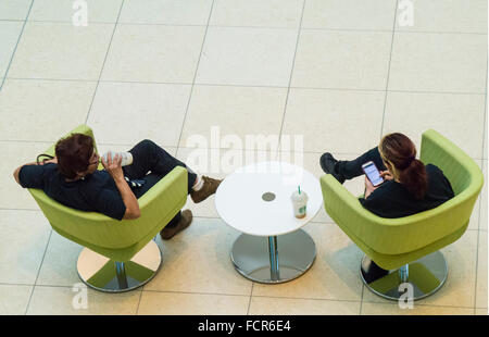 Interno del Mall at University in centro in Sarasota Florida Foto Stock
