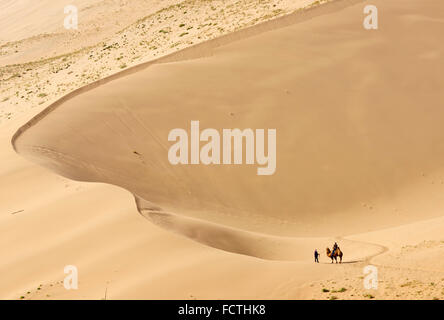 Cina, Mongolia Interna, Badain Jaran deserto deserto dei Gobi Foto Stock