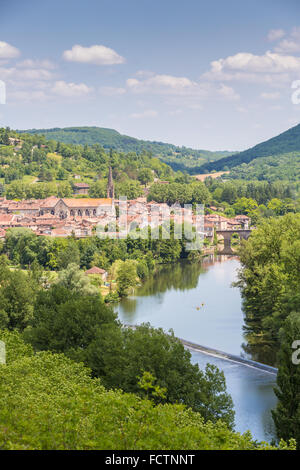 Saint-Antonin-Noble-Val (Sant Antonin in occitano) è un comune del Tarn-et-Garonne dipartimento nella regione Midi-Pyrénées in Foto Stock