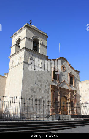 La Iglesia de San Francisco, Arequipa, Perù Foto Stock