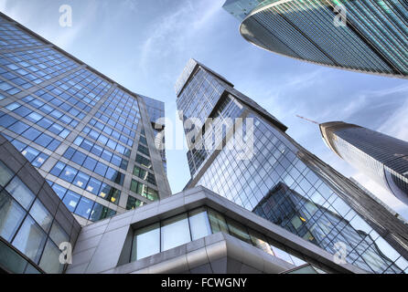 Grattacieli moderni della città di Mosca, Russia Foto Stock