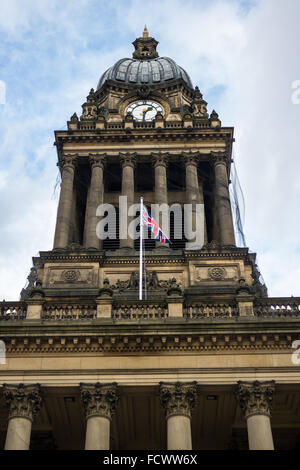 Municipio di Leeds, Regno Unito Foto Stock