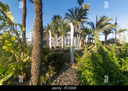 Giardini a Hacienda Riquelme Foto Stock