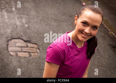 Olimpiadi e campione del mondo via ciclista, Victoria Pendleton Foto Stock