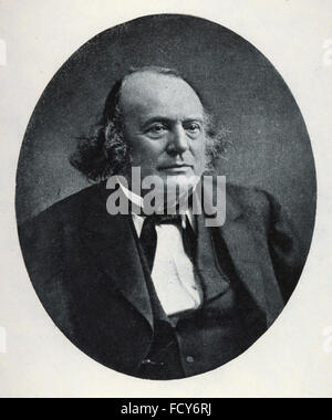 Ritratto di Louis Agassiz 1807 1873 geologo e biologo Foto Stock