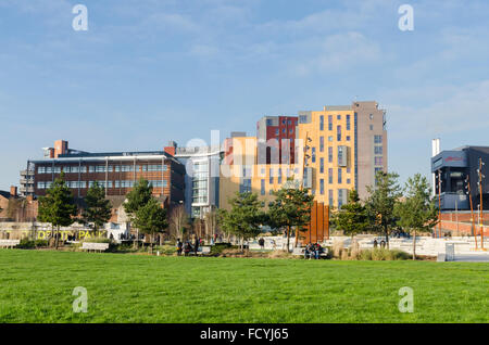Birmingham City University campus a Eastside Foto Stock