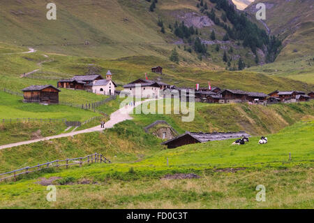 Fane Alm in den italienischen Dolomiten - Malga Fane nelle Dolomiti italiane Foto Stock