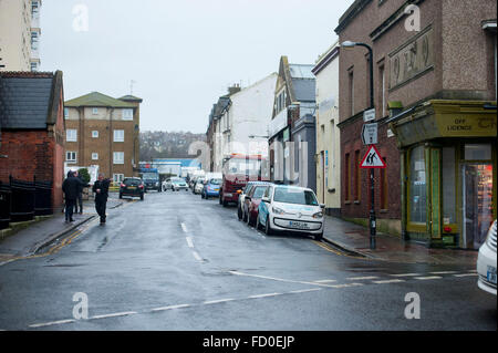 Brighton, Sussex, Regno Unito. Il 26 gennaio, 2016. GV di Montague Street, Kemptown, Brighton. Questa è stata la scena di un terribile colpo ed eseguire il quale Polizia del Sussex ha recentemente inviato un video di Appello ai testimoni. Foto scattata 17/01/2016 © Darren Cool/Alamy Live News Foto Stock