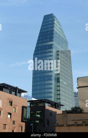 Diamond Tower progettato da Kohn Pedersen Fox in la Porta Nuova di milano, lombardia, italia. Foto Stock