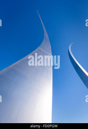 ARLINGTON, VIRGINIA, STATI UNITI D'AMERICA - United States Air Force Memorial. Foto Stock