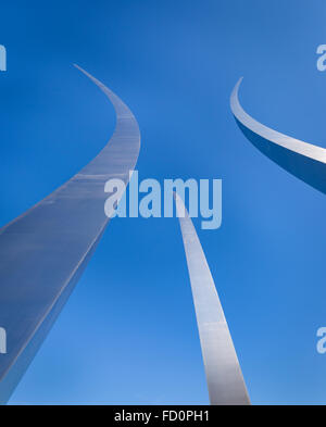 ARLINGTON, VIRGINIA, STATI UNITI D'AMERICA - United States Air Force Memorial. Foto Stock