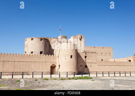 Storica il Forte Jabrin, Oman Foto Stock