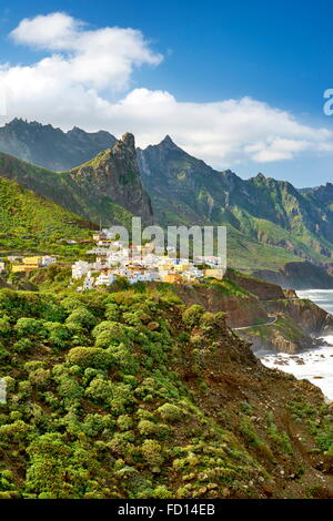 Almaciga, Taganana Costa, Tenerife, Isole Canarie, Spagna Foto Stock