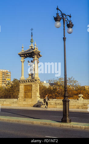 'Del Real'bridge, in Jardi (giardino) del Turia,Valencia,Spagna Foto Stock