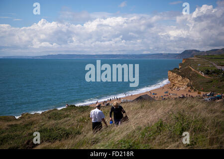 Burton Bradstock Beach, Dorset Foto Stock