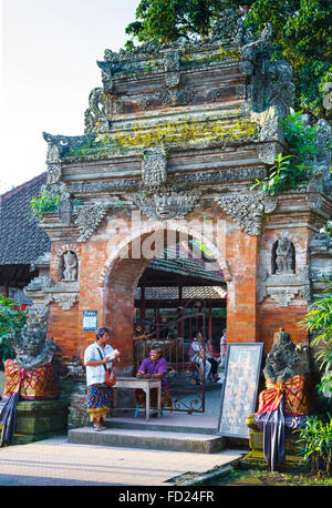 Ubud Palace. Ubud. Bali. Indonesia. Foto Stock