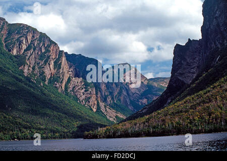 Western Brook Pond,Parco Nazionale Gros Morne,Terranova Foto Stock