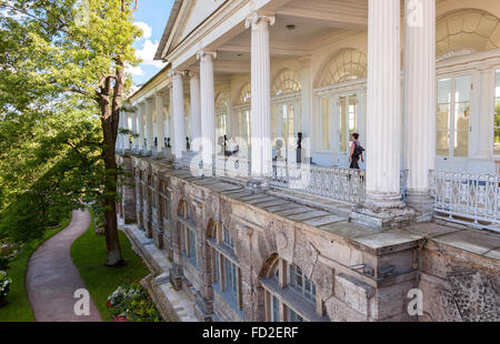 Vista della Cameron gallery di Caterina nel Parco Pushkin (Tsarskoe Selo) Foto Stock