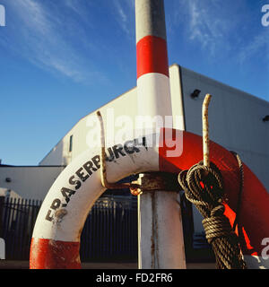 Pesca pelagica pescatori al lavoro in Fraserburgh Scozia Scotland Foto Stock