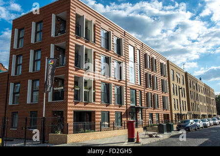 Campo Myatts Nord Station Wagon, Brixton, Lambeth, Londra - la riqualificazione e la rigenerazione shceme Foto Stock