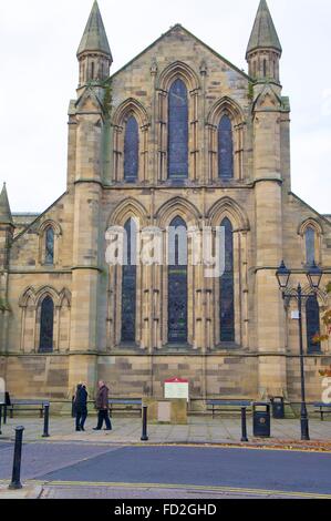 Hexham Abbey. Hexham, Northumberland, Inghilterra, Regno Unito. Foto Stock